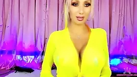 Taylor Knight's voluptuous breasts take center stage in this solo video