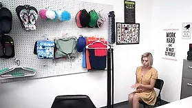 Amber Chase, a naughty shoplifter, is punished with a wild sex session