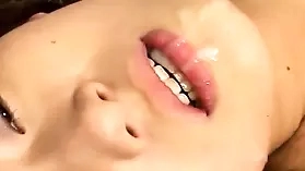 Juri Wakatsuki's Asian beauty enjoys a hardcore cum swallow