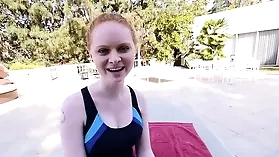 Ruby Red's sensational performance in outdoor porn video