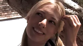 Young blonde Kennedy Kressler enjoys a BBC in hardcore action