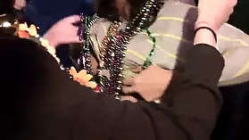 Public displays and pissing during Mardi Gras with amateur participants