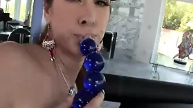 Tiffany Mynx, a busty and curvy pornstar, gets her butt banged