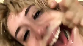 Sasha Sweet's deepthroat and dog style action in hardcore video