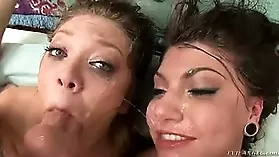 American amateur sluts show off their oral skills in this bonus video featuring Cassandra Nix and Jessie Andrews.